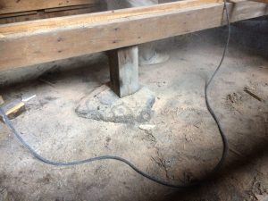 解体工事（既存束石）